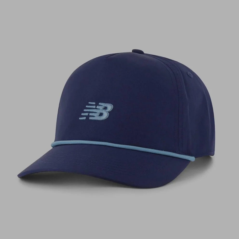 A blue &lsquo;47 hat with the NB logo. 