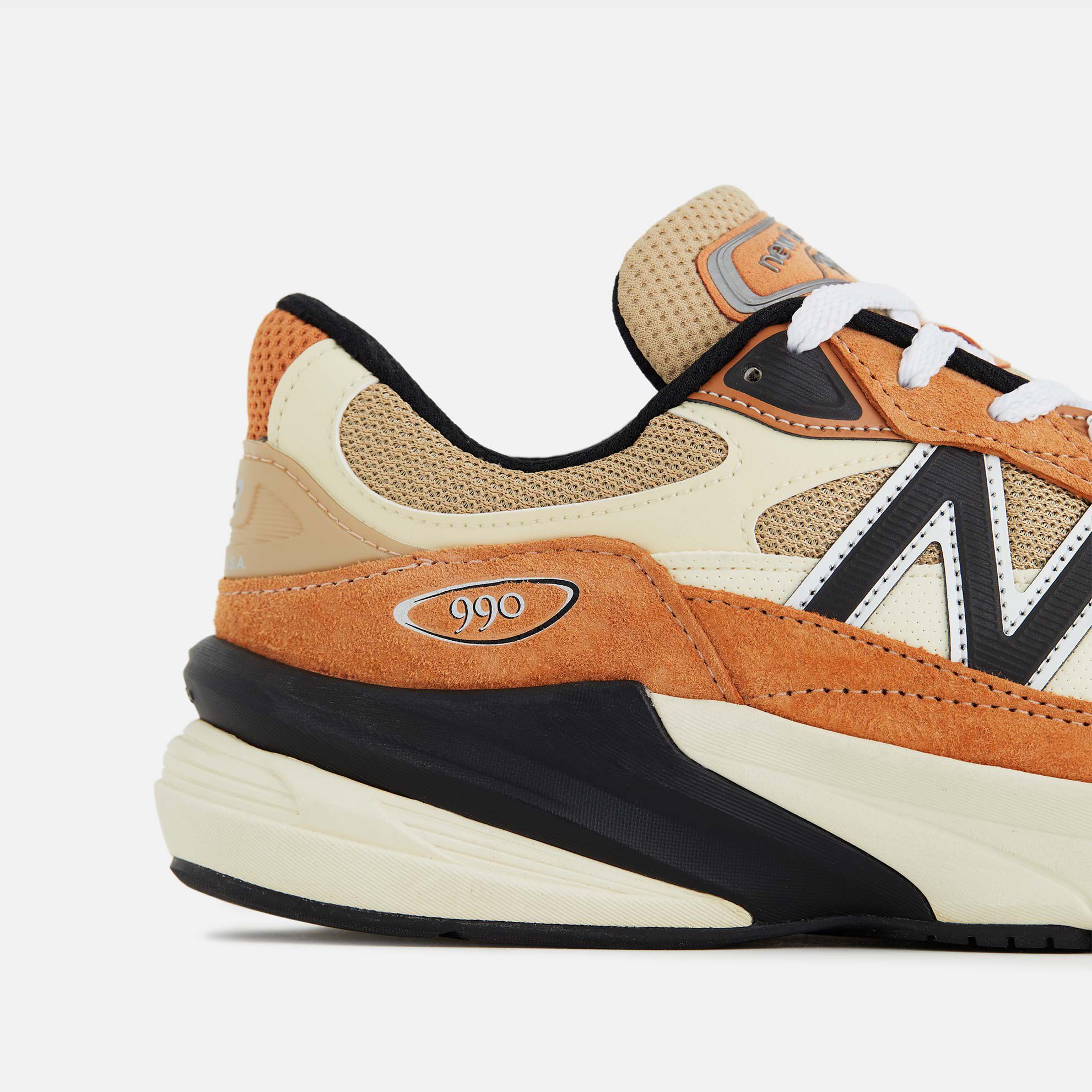 New balance online 990 navy orange