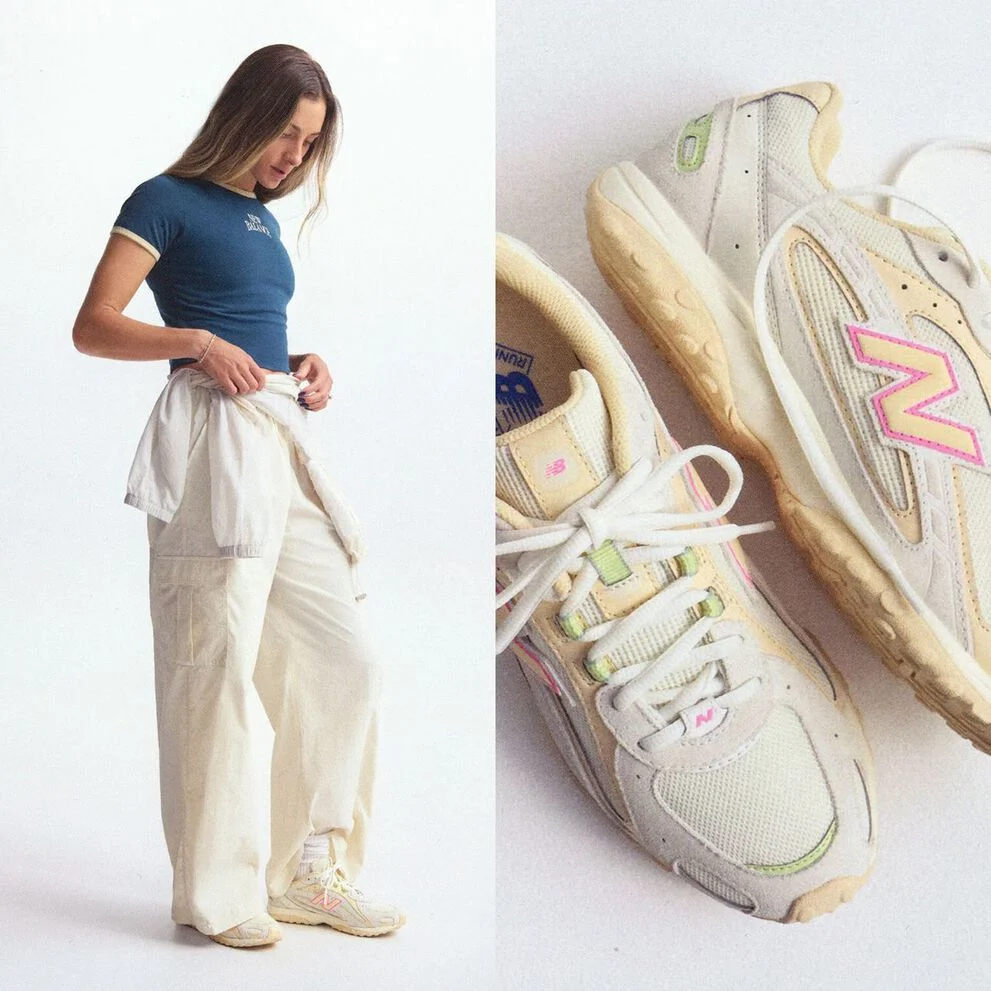 McCartney Kessler wearing the Warm Skies 204L shoes. 