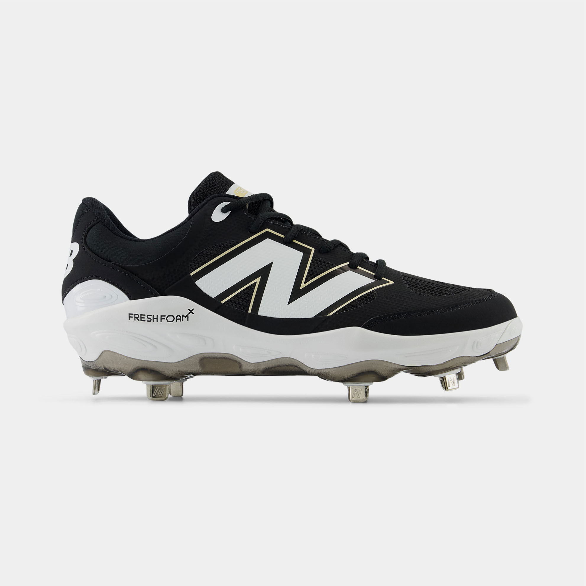 New balance youth cleats 4040v3 in black and orange shop