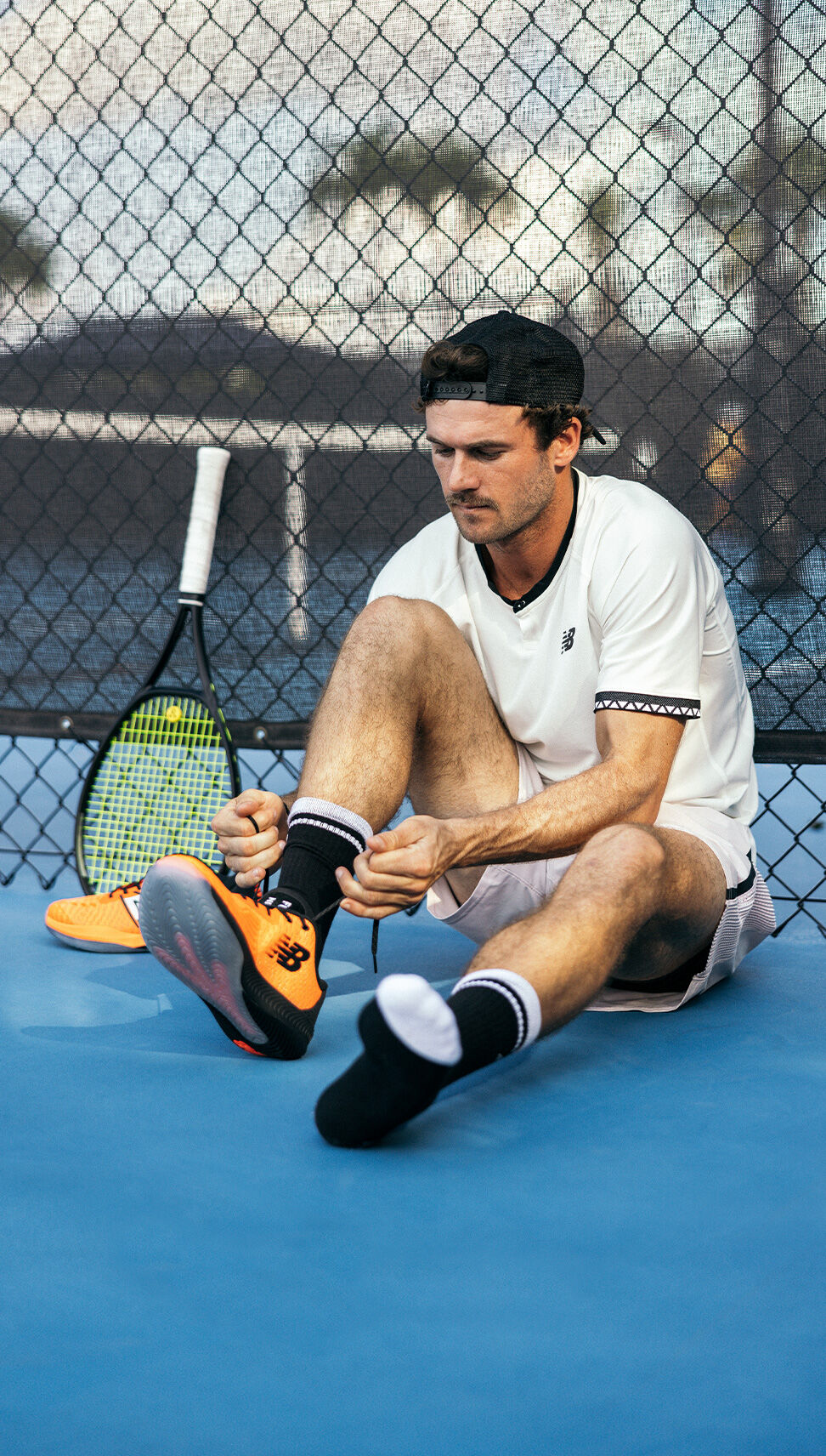 esqueleto Fracción franja Men's Tennis Shoes - New Balance