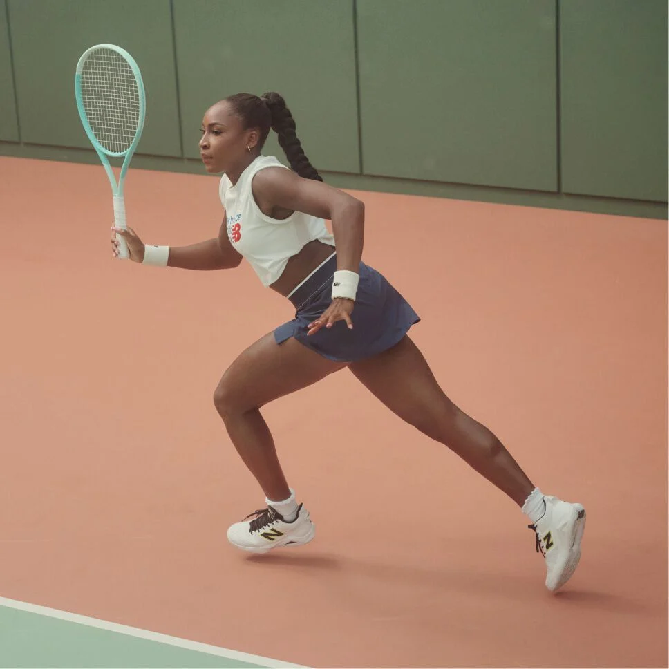 Coco Gauff jouant au tennis