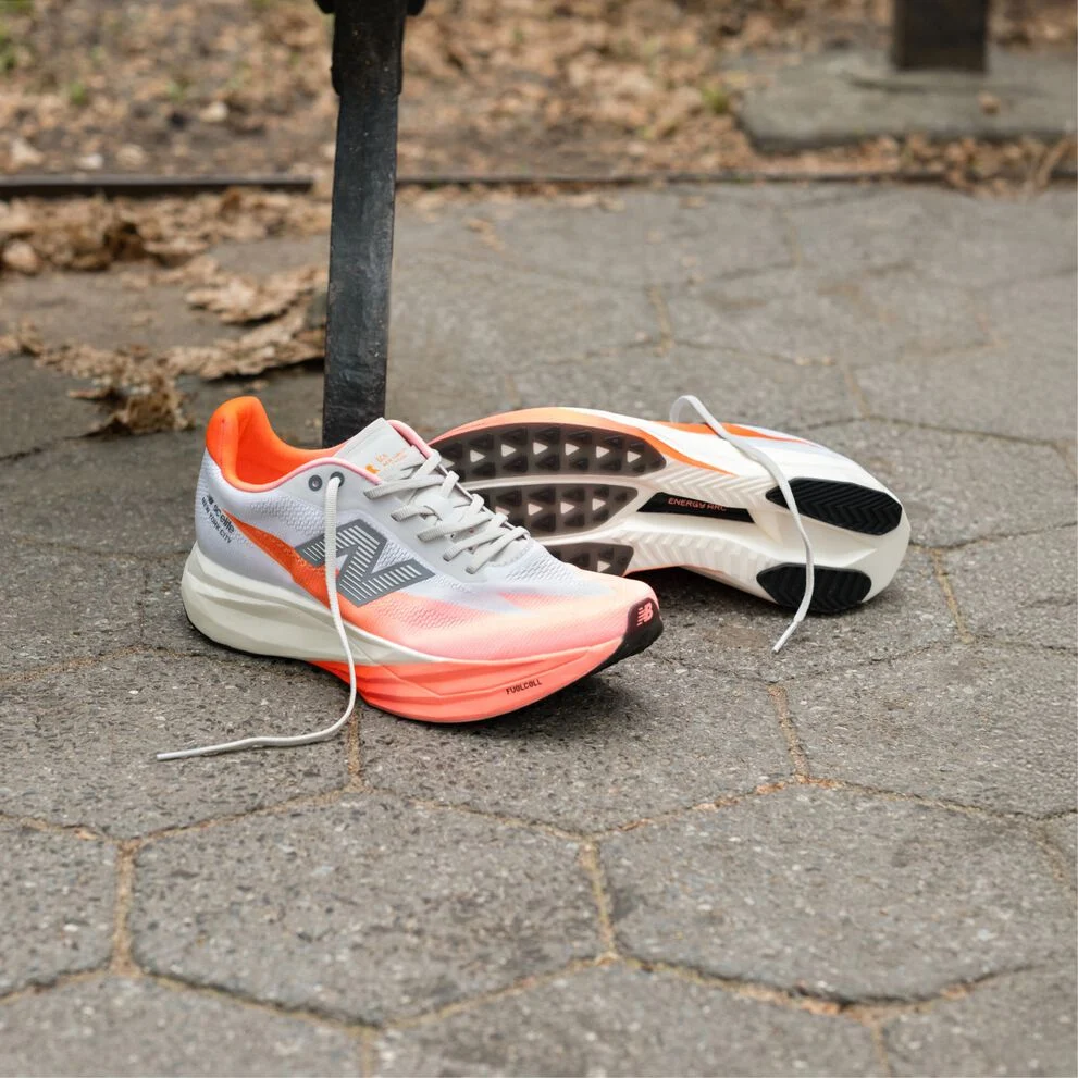 Pair of New York City Marathon edition FuelCell SC Elite shoes