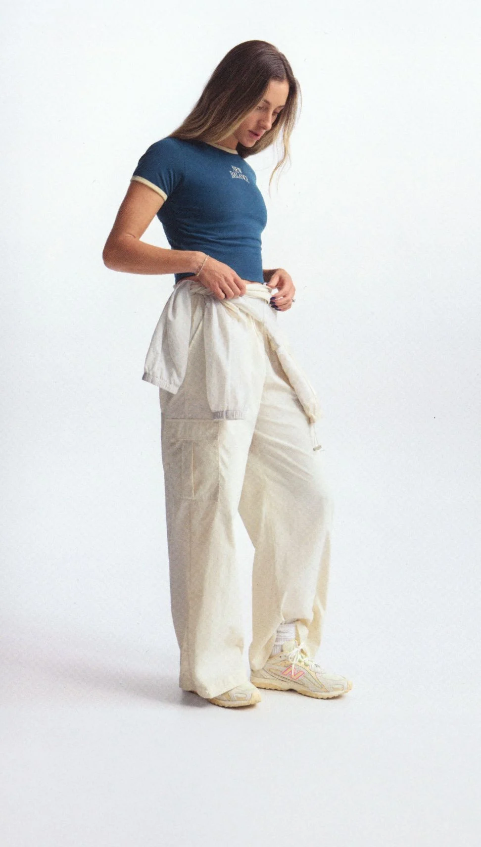 McCartney Kessler wearing the Warm Skies 204L shoes.