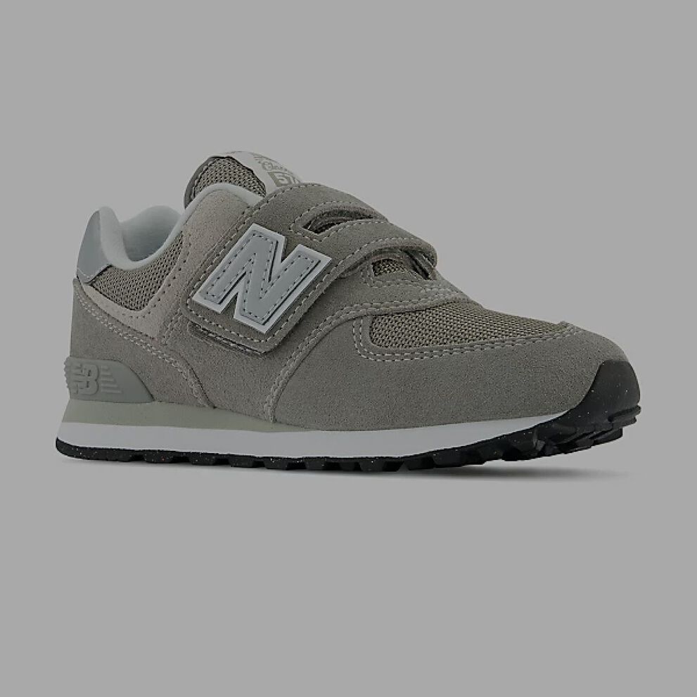Grey shoe with a strap