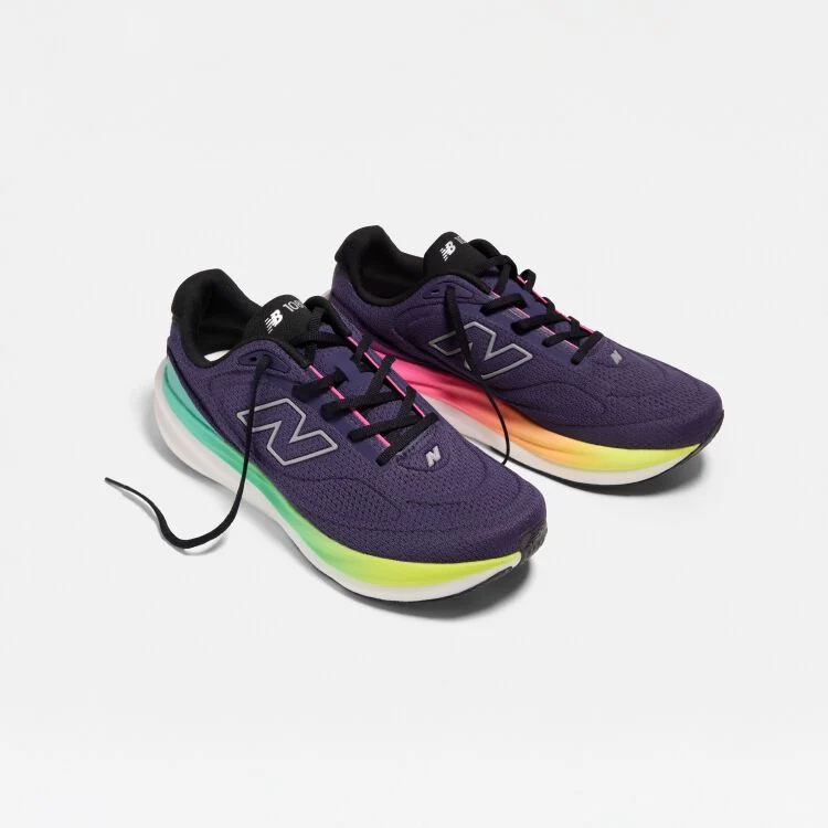 Pair of shoes that are untied. 