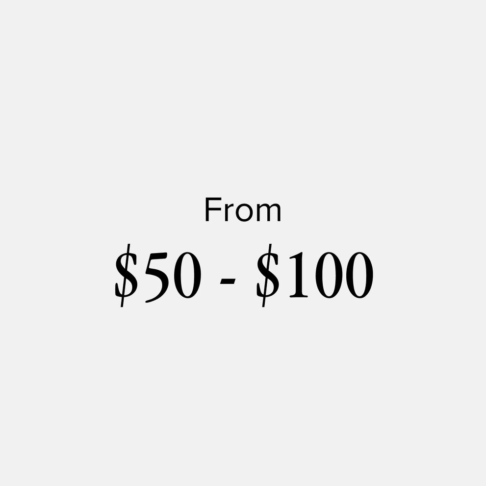 From $50-$100