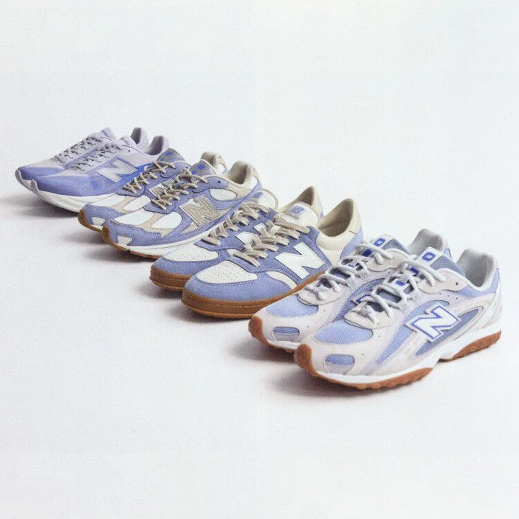 The Cool Skies Pack collection of shoes on a white background.