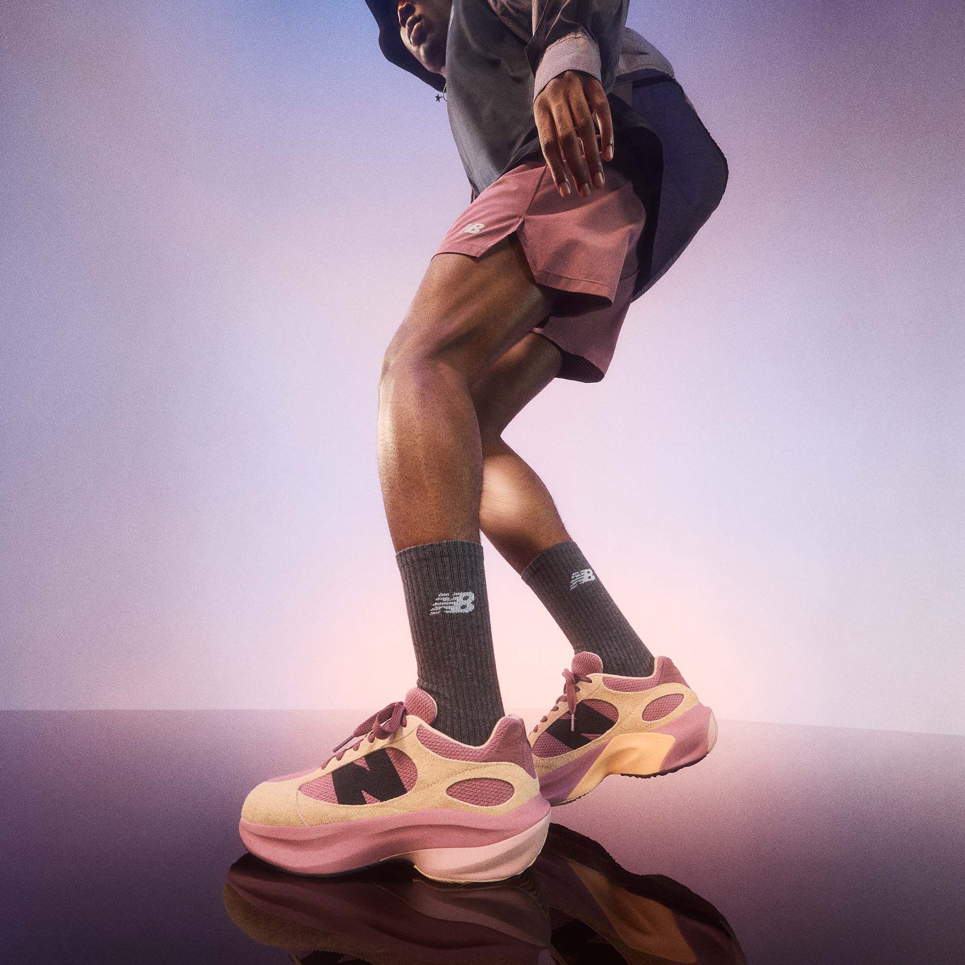New balance pink runners clearance