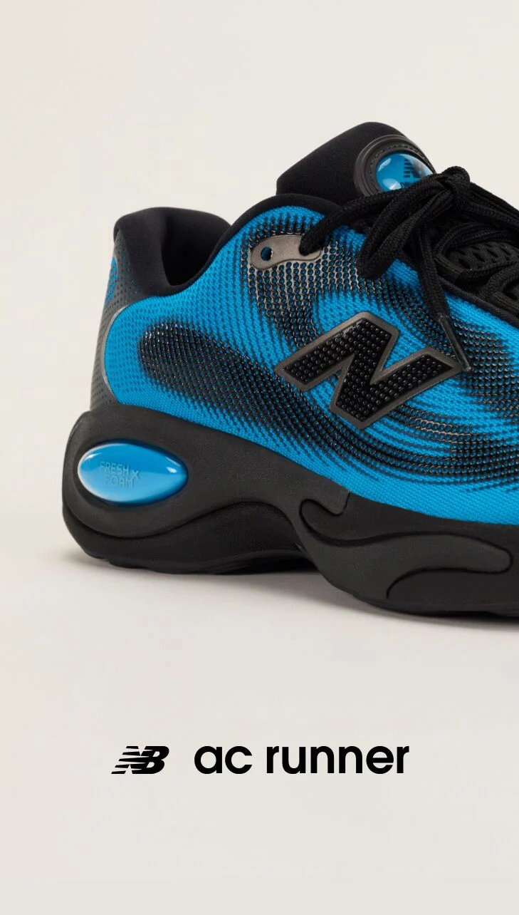 Nouvelles ac runners noires et bleues