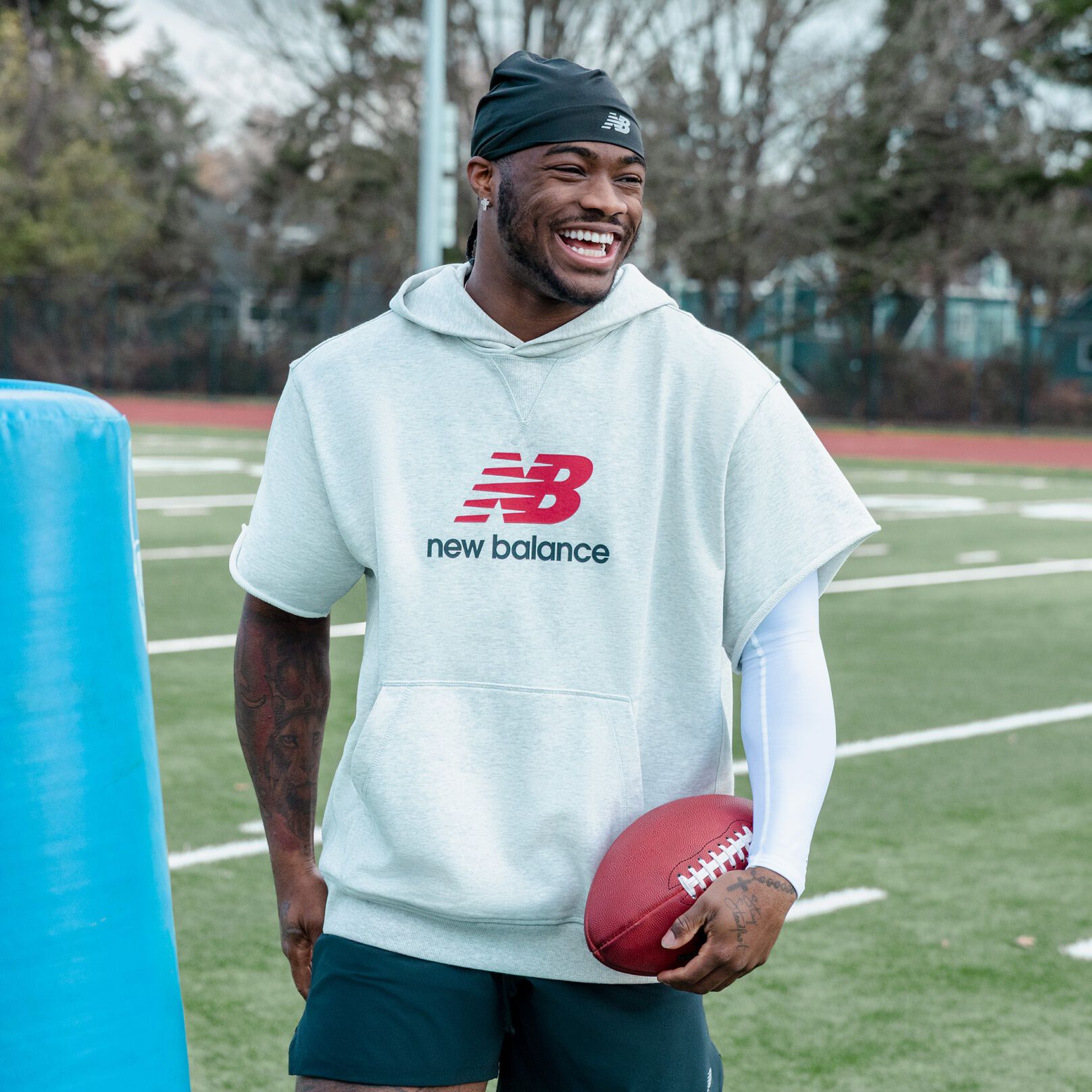 Jalen Milroe sur un terrain de football