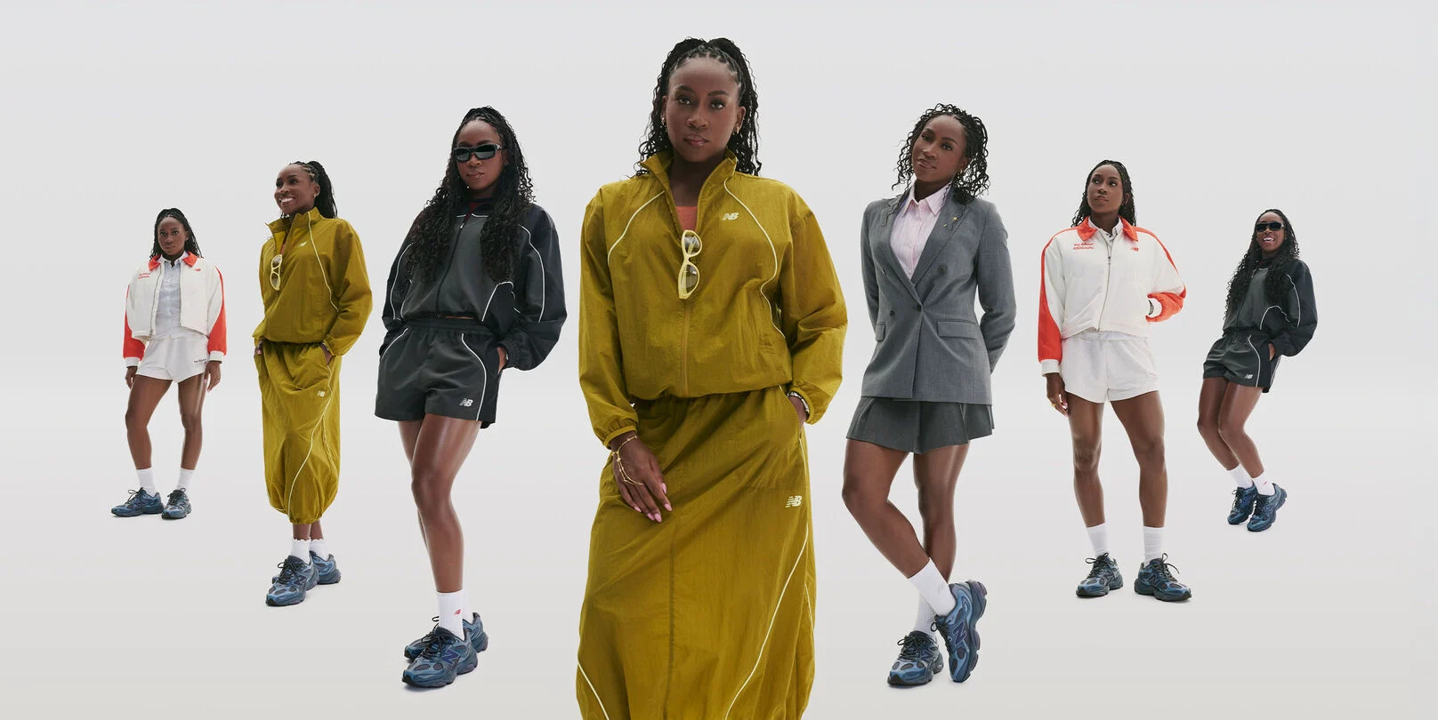 Coco Gauff wearing the 983