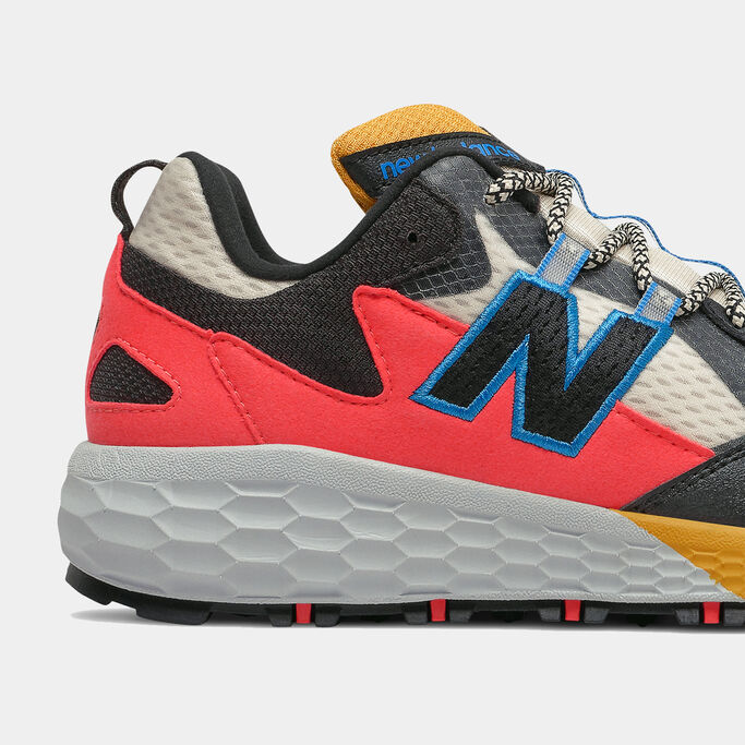 Gros plan du talon de la chaussure Fresh Foam Crag