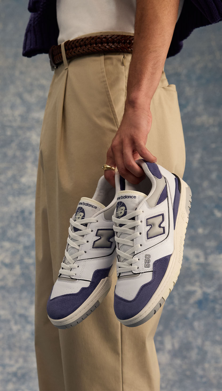 NEW BALANCE BB550 STG【ニューバランス 550】【プライド PRIDE バスケットボール Dワイズ ホワイト ネイビー】WHITE  / VINTAGE INDIGO | ＧＥＴＴＲＹ