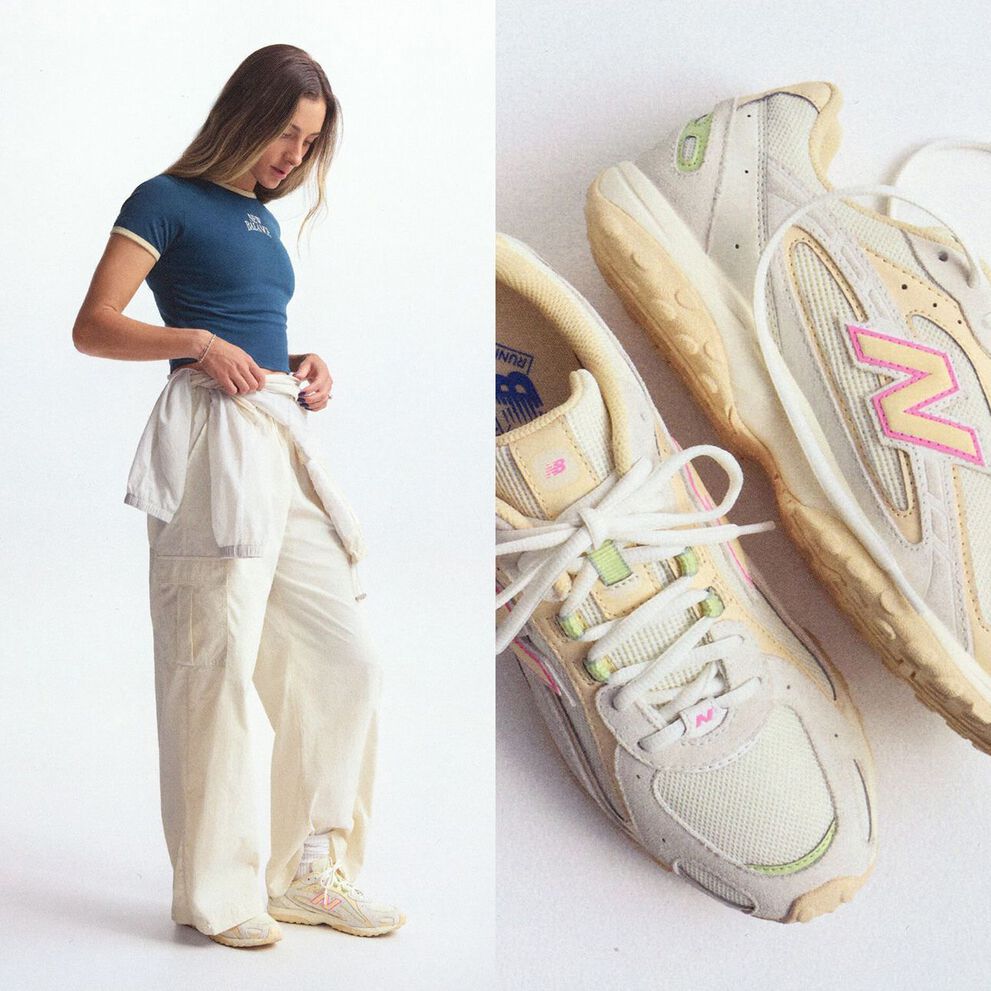 McCartney Kessler wearing the Warm Skies 204L shoes. 